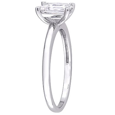 Stella Grace Sterling Silver Lab-Created Moissanite Ring