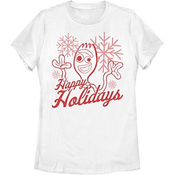 Disney / Pixar's Toy Story Forky Juniors' Christmas Happy Holidays Graphic Tee