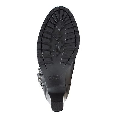 Ride Tecs 8546 Women's High Heel Moto Boots