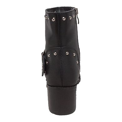 Ride Tecs 8811L Women's High Heel Moto Boots