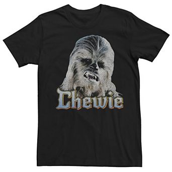 Men's Star Wars Chewie Dark Portrait Tee