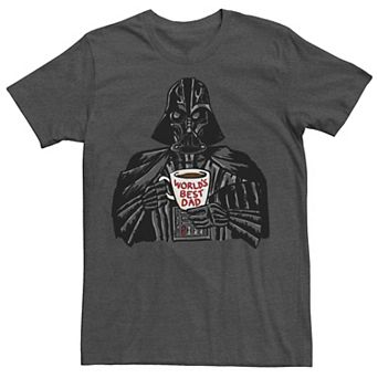 Men's Star Wars Father's Day Vader World's Best Dad Mug Tee