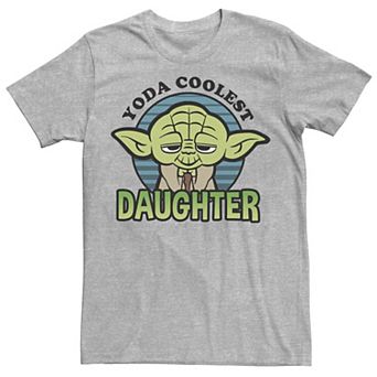 Men's Star Wars Yoda Coolest Daughter Cartoon Tee