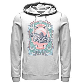 Men's Star Wars Millennium Falcon Tarot Card Hoodie