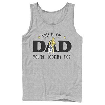 Men's Star Wars Father's Day This Is The Dad You're Looking For Tank Top