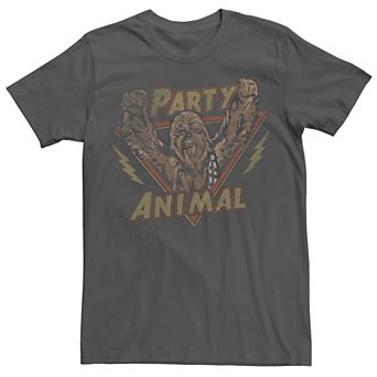Men's Star Wars Chewie The Party Animal Retro Tee