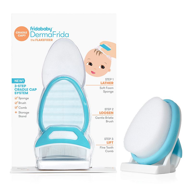 Fridababy DermaFrida FlakeFixer  3 Step Method for Cradle Cap