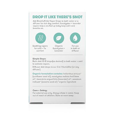 Frida Baby BreatheFrida Organic Vapor Bath Drops