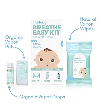 Frida Baby Breathe Easy Kit Sick Day Essentials Kit