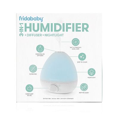 Frida Baby 3-in-1 Humidifier with Diffuser and Nightlight