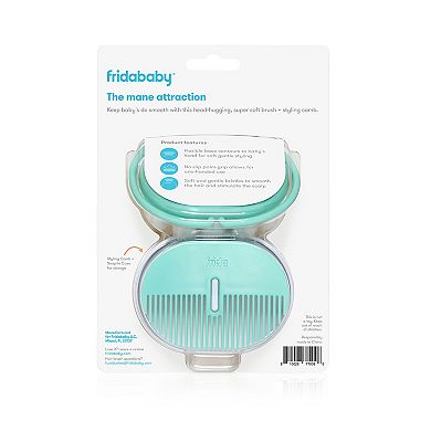 Fridababy Baby Head-Hugging Hair Brush & Styling Comb Set 