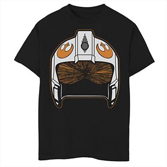 Boys 8-20 Star Wars The Force Awakens Rebel Helmet Big Face Graphic Tee