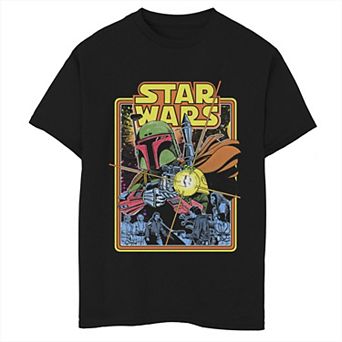 Boys 8-20 Star Wars Boba Fett Fires Graphic Tee