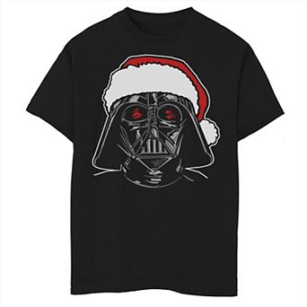 Boys 6-20 Star Wars Santa Darth Vader Christmas Graphic Tee