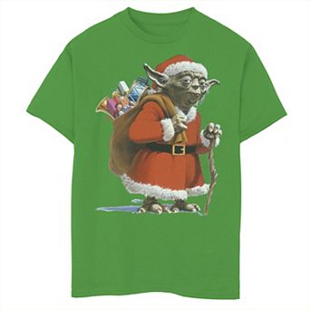 Boys 8-20 Star Wars Yoda Holiday Graphic Tee