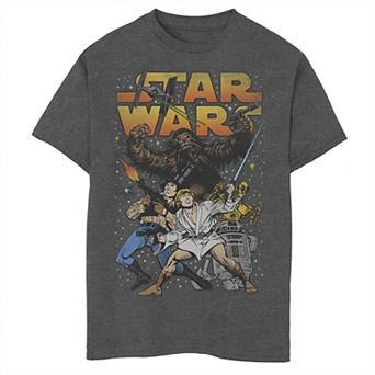 Boys 8-20 Star Wars Classic Comic Book Heroes Graphic Tee