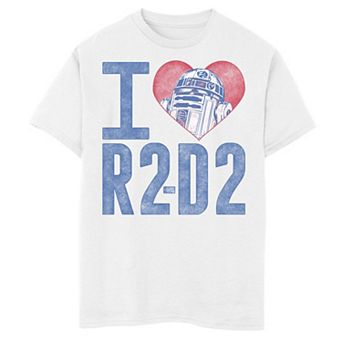 Boys 6-20 Star Wars I Heart R2-D2 Tee