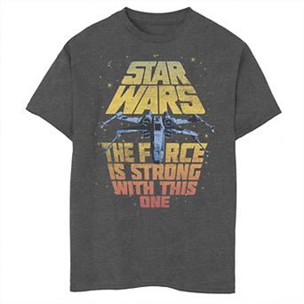 Boys 8-20 Star Wars The Force Is Strong With This One Graphic Tee