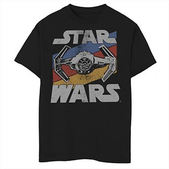 Boys 6-20 Star Wars Retro TIE Fighter Logo Graphic Tee