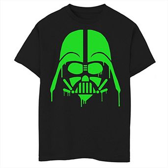 Boys 6-20 Star Wars Neon Green Oozing Vader Graphic Tee