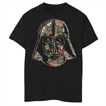 Boys 8-20 Star Wars Darth Vader Floral Tropical Hawaiian Graphic Tee