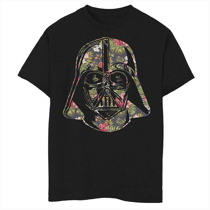 UPC 194544979943 product image for Boys 8-20 Star Wars Darth Vader Floral Tropical Hawaiian Graphic Tee, Boy's, Siz | upcitemdb.com