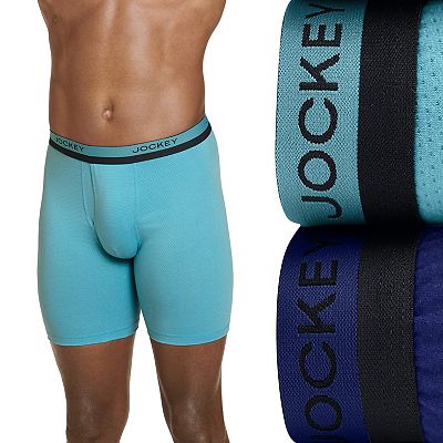 Big Tall Jockey Ultimate Breathe Big Man 2 pack Long Leg Boxer Briefs
