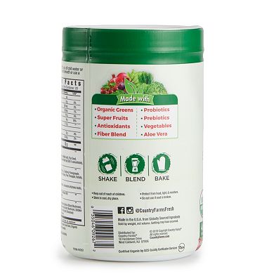 Country Farms Super Greens Powder - Natural