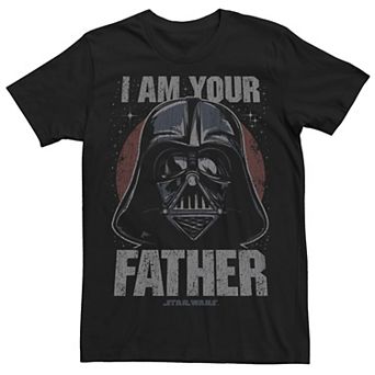 Men's Star Wars Vader I Am Your Father Dark Tee