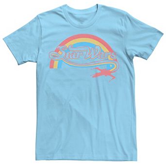 Men's Star Wars Rainbow Retro Logo Tee