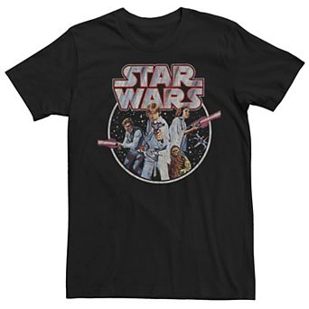 Men's Star Wars Glossy Group Logo Tee