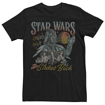 Men's Star Wars Vader Empire Strikes Back Vintage Tee