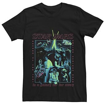 Men's Star Wars Poster Glow Tee