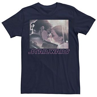Men's Star Wars Padme & Anakin Kiss Portrait Tee