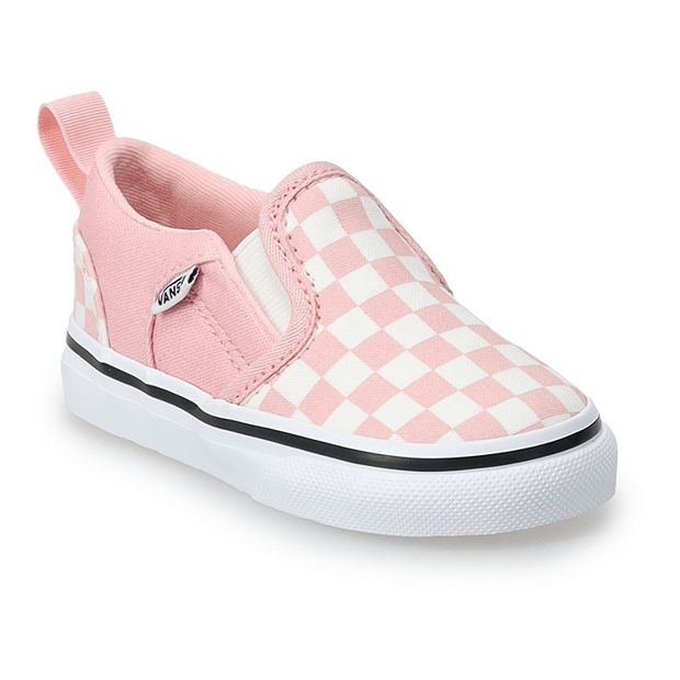 groef bloemblad Torrent Vans® Asher V Kids' Pink Checkered Shoes
