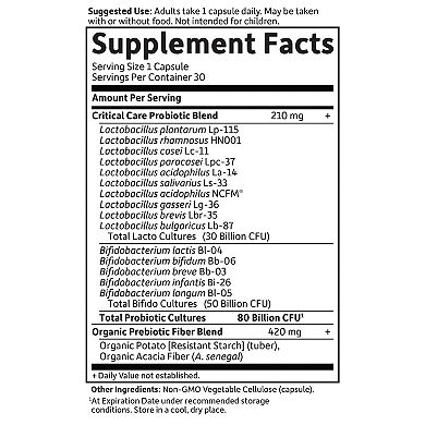 Garden of Life Dr. Formulated Probiotics Critical Care
