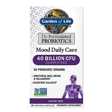 Garden of Life Dr. Formulated Probiotics Mood Daily Care