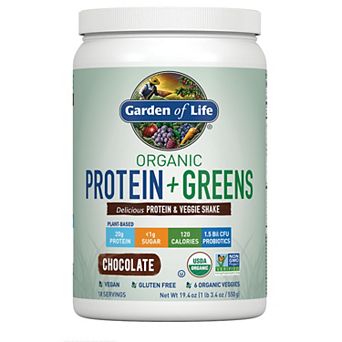 Garden of Life Organic Protein + Greens Powder - Chocolate