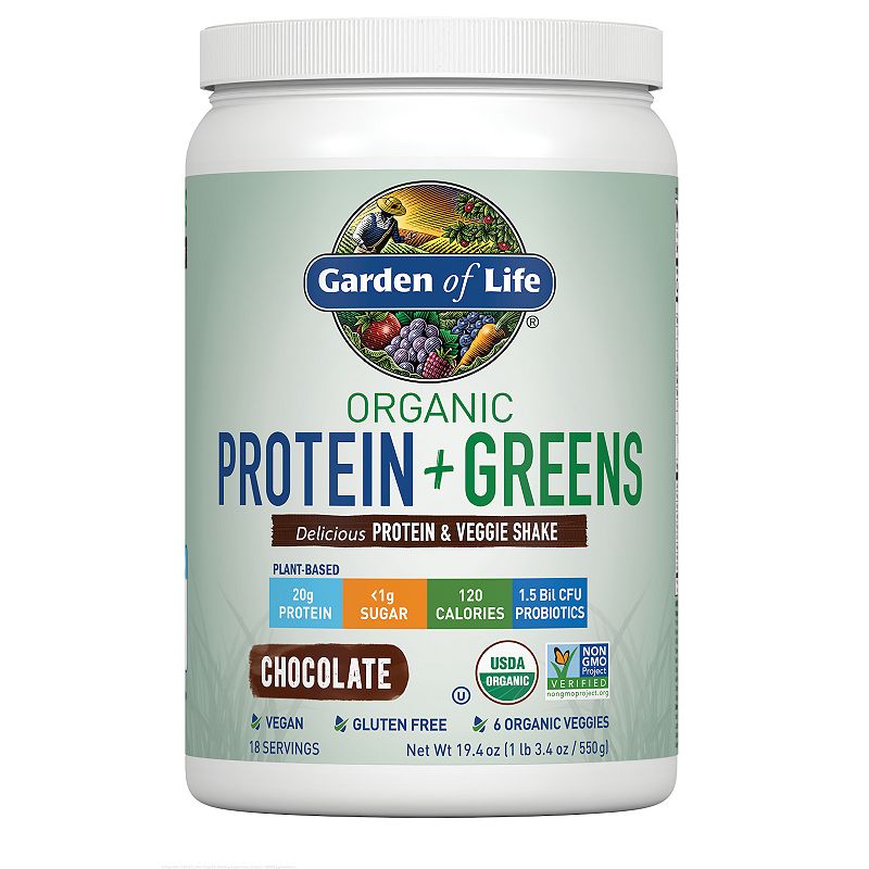 ORGANIC PLANT-BASED PROTEIN + GREENS DELICIOUS PROTEIN & VEGGIE SHAKE