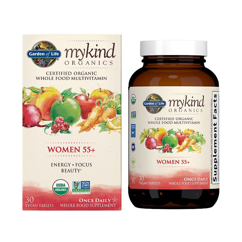 UPC 658010122542 product image for Garden of Life MyKind Organics Women 55+ Multivitamin, 30 CT | upcitemdb.com