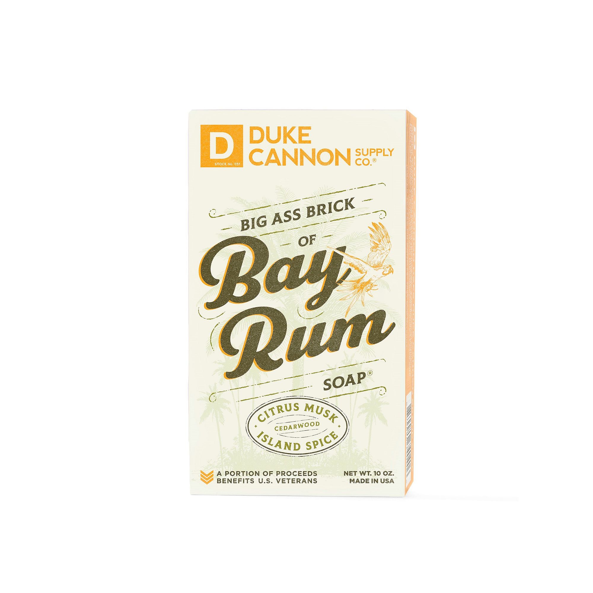 Duke Cannon Supply Co. Bar Soap, Size: 10Oz, Bay Rum