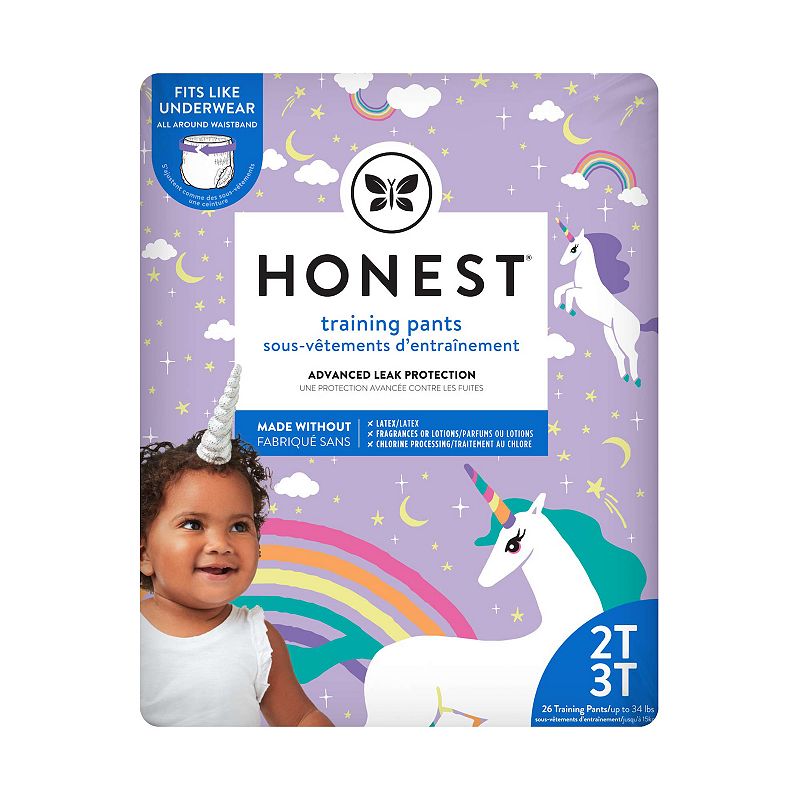 The Honest Company Training Pants Unicorns - Size 2T-3T (26ct)