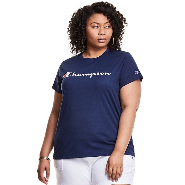 Plus Size Champion&reg; Classic Graphic Tee - Athletic Navy (1X)