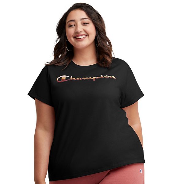 Plus Size Champion&reg; Classic Graphic Tee - Black (1X)