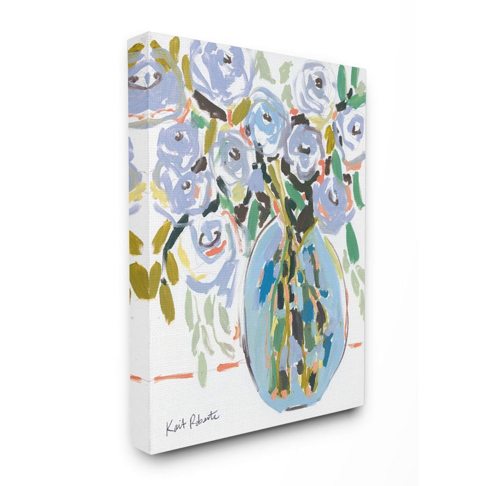 Stupell Home Decor Abstract Floral Bouquet Canvas Wall Art