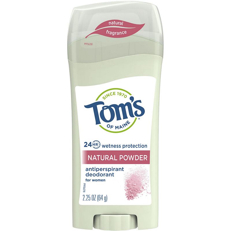 Tom s of Maine Natural Women s Stick Antiperspirant Deodorant  2.25 Oz  Pack of 6