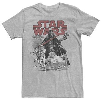 Men's Star Wars Empire Sketch Mashup Poster Tee