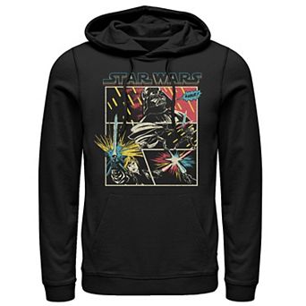 Men's Star Wars Luke & Vader Comic Fight Hoodie