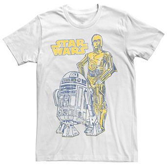 Men's Star Wars Oversized Droid Friends Tee