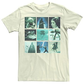 Men's Star Wars Character Photo Squares Tee